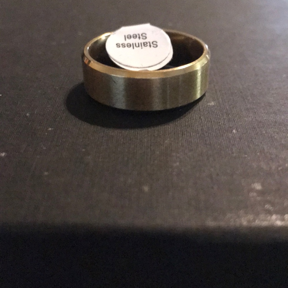 Gold stainless steel band